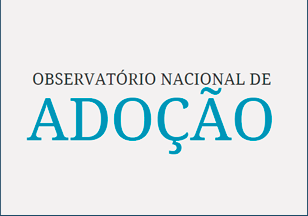 Link para o Observatório Nacional de Adoção - Imagem referente a logotipo do Observatório Nacional de Adoção